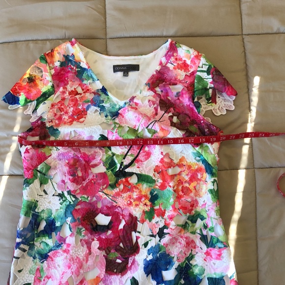 NWOT Donna Ricco Multi-Color Floral - Picture 6 of 15